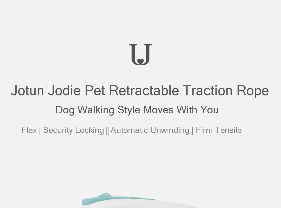 Xiaomi Pet Телескопический тяговый трос гибкий замок безопасности автоматический разматывающийся прочный Xiomi трек веревка для домашних животных 5 м