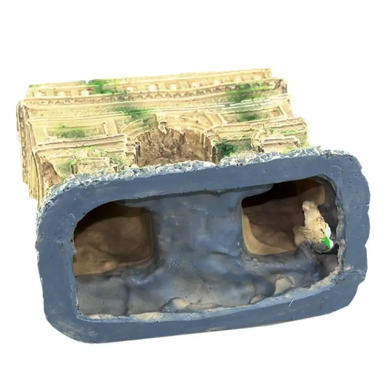 Древняя римская колонна арка аквариум ландшафтное украшение винтажная Прямая