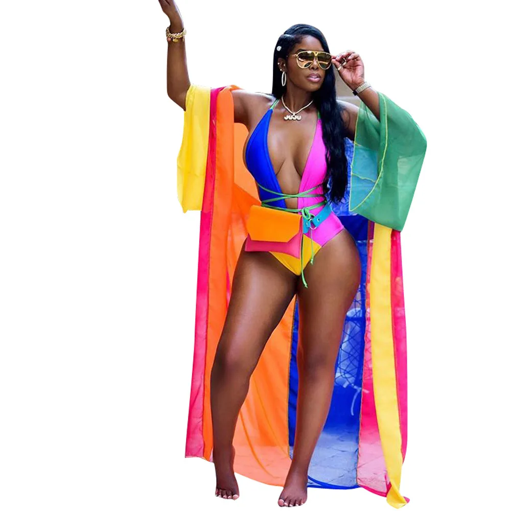 Богемный Летний Пляжный Женский комплект спортивный костюм модный сексуальный