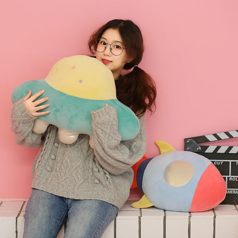 Новые искусственные плюшевые игрушки мультяшная звезда планета подушки для