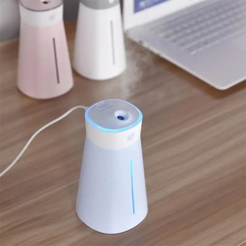 

KEBEIER 380ml air humidifier USB car humidifier aroma with luminous seven color lamp water bottle humidifier