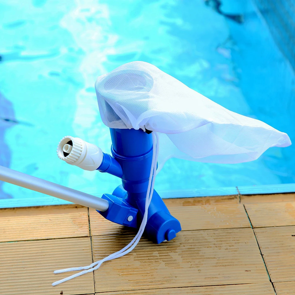 

Swimming Pool Clean Net Swimming Water Cleaning Suction Head Cleaning Net Kit Cleaning Tool Pool Maintenance Accessory Tool Kit