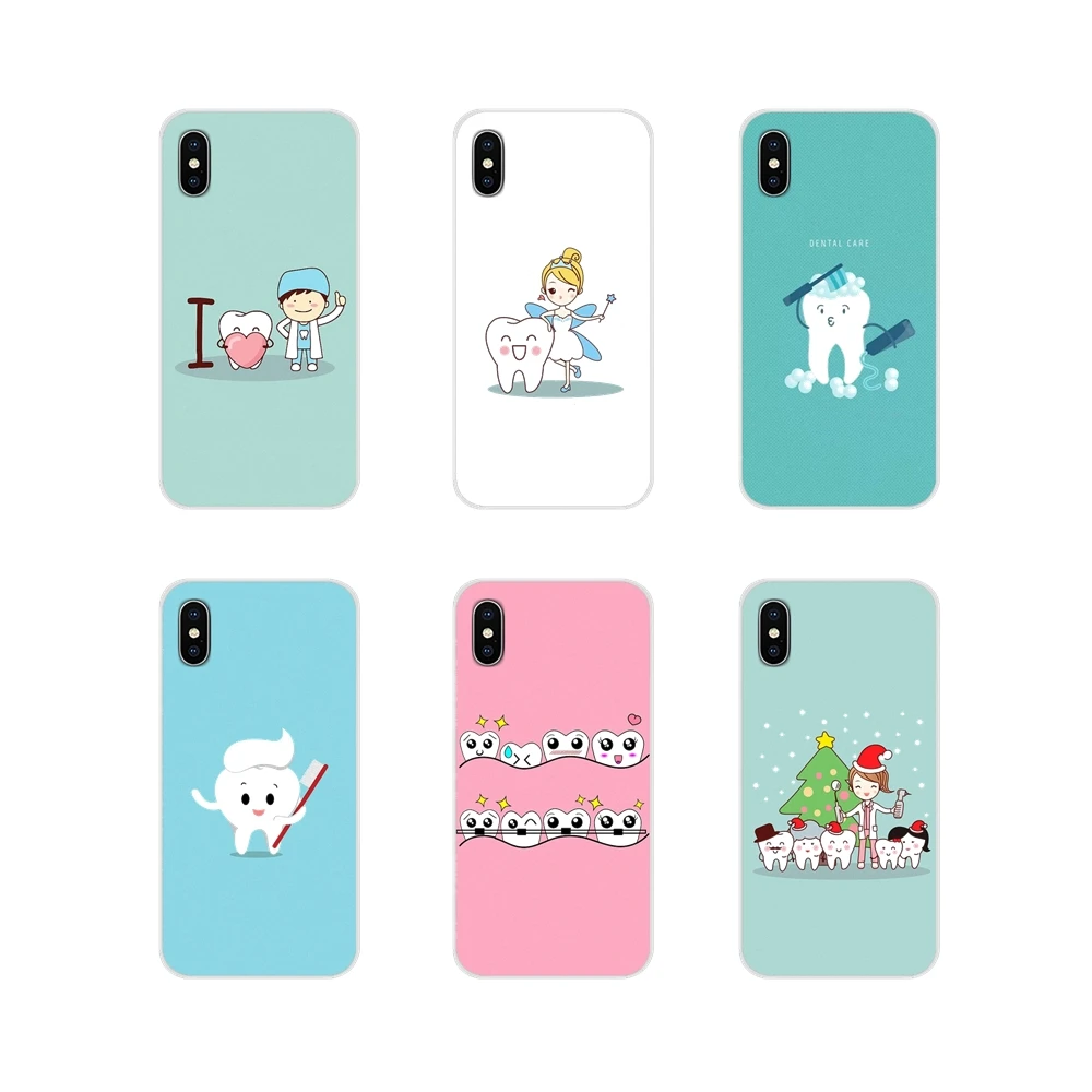 Симпатичные зубы мудрости дантиста для LG G3 G4 Mini G5 G6 G7 Q6 Q7 Q8 Q9 V10 V20 V30 X Power 2 3 K10 K4 K8 2017