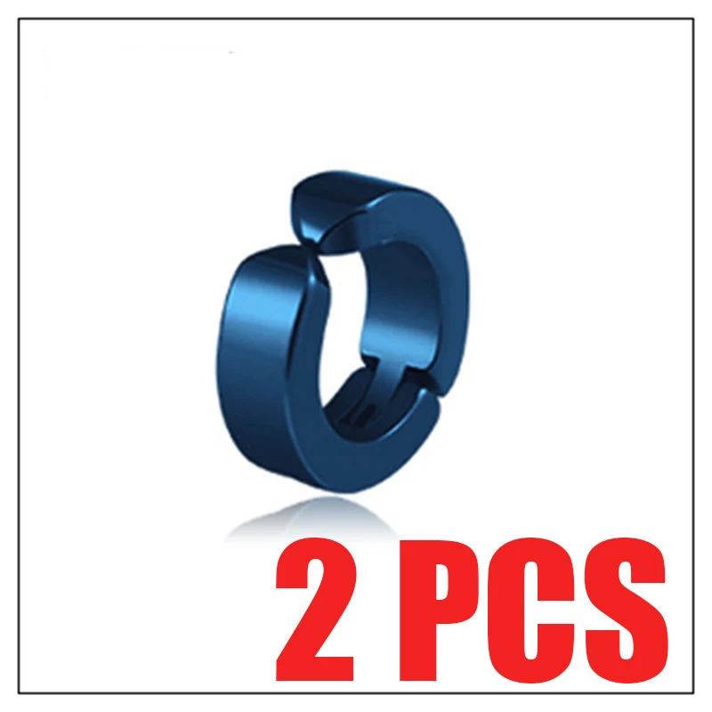 2 шт. без Пирсинга Ушей металлический стиль Модная бижутерия галстук панк