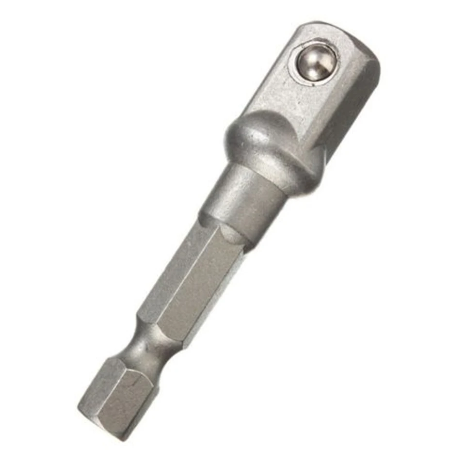 

New 3pcs/set Chrome Vanadium Steel Socket Adapter Hex Shank to 1/4" 3/8" 1/2" Extension Drill Bits Bar Hex Bit Set Power Tools