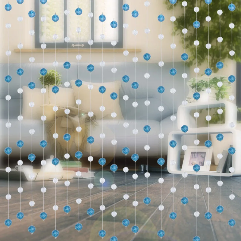 Распродажа Новинка стеклянные хрустальные бусины ранние шторы для гостиной