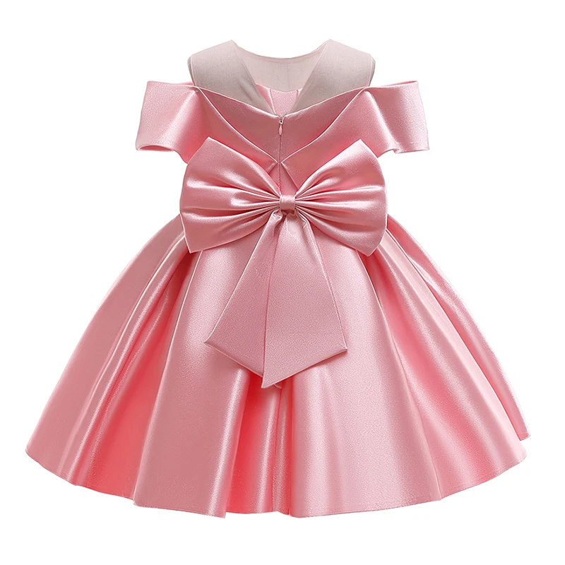 

2021 Girl Gown Flower Birthday Vestido Kids Dresses For Girls Clothes Children Costume Colorful Stitching Princess Party Dress