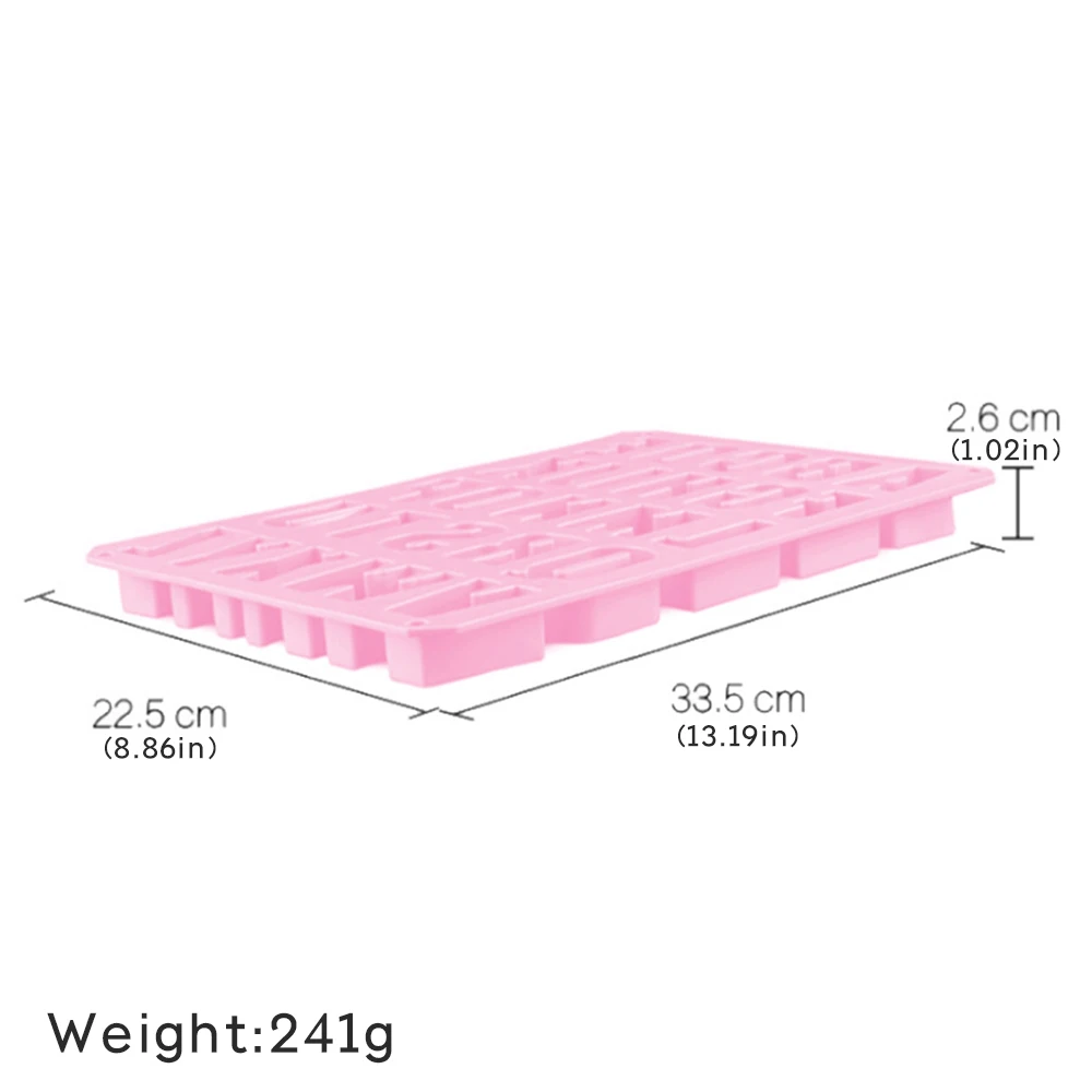 3D английские буквы кремния Алфавит бетонные формы прочный бетонный орнамент