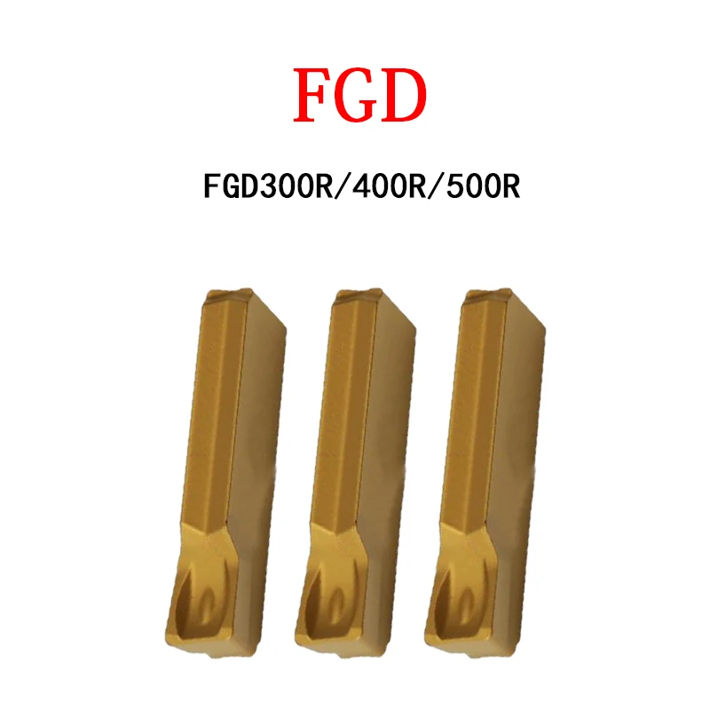 

FGD Original Carbide Inserts 10PCS FGD300R FGD400R FGD500R NC3020 NC3030 PC9030 PC215K Lathe Cutting Tool Holder CNC Machine