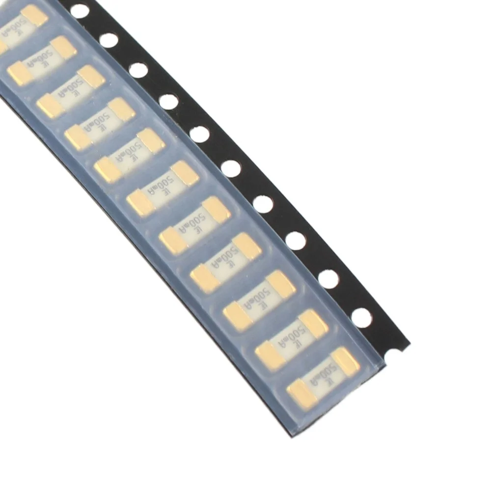 10pcs Littelfuse SMD Fuse 1808 0.5A 500mA 125V FF Fast Acting 0451.500 Surface Mount | Обустройство дома