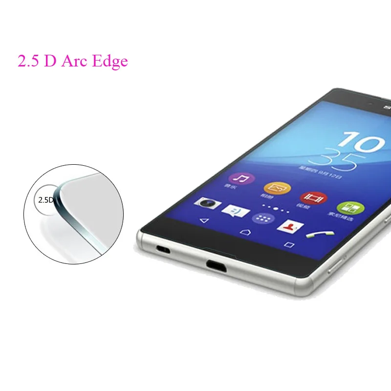 Закаленное защитное стекло 2.5D 9H для Sony Xperia M4 M5 M2 Z1 L39h Z2 Z3 Z4 Z5 Compact Mini C4 X | Мобильные