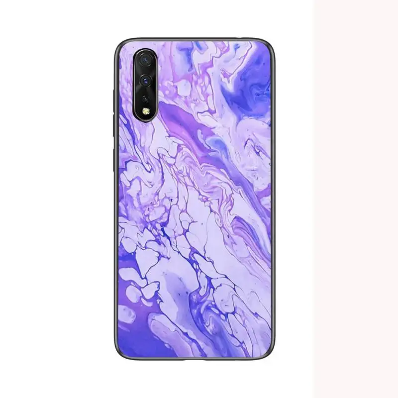 

Laser Gradient Multicolor Marble Phone Case For Honor 7A 8 9 X S 10 20 i S lite 30 Pro PLAY Cover Fundas Coque