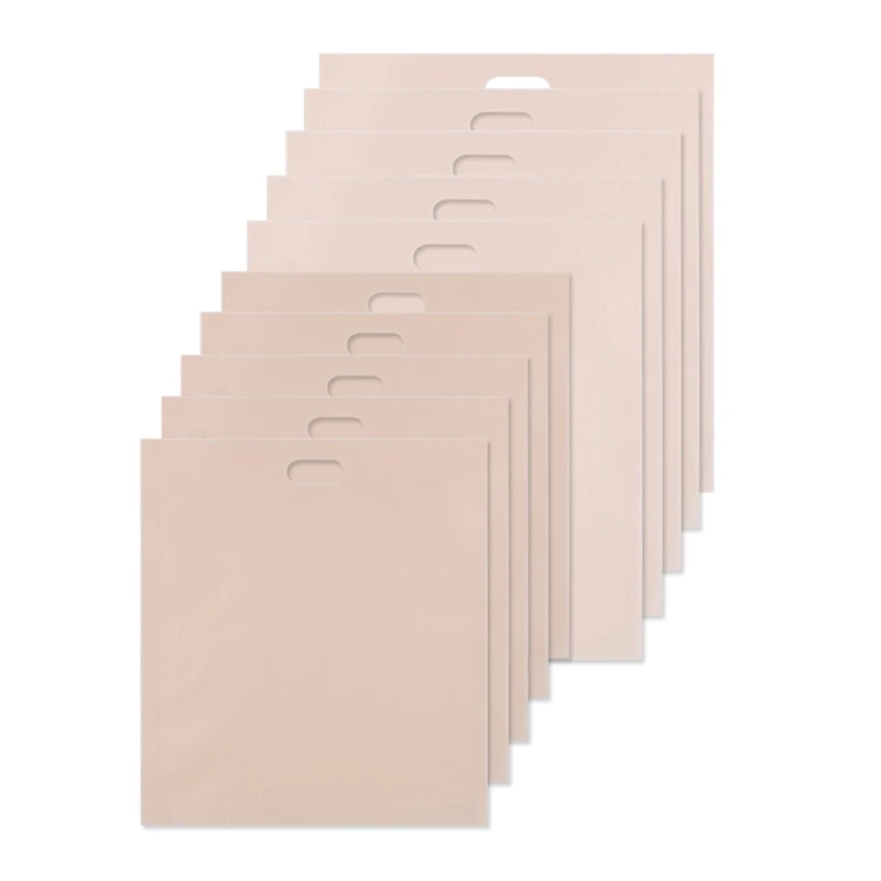 

10pcs Reusable Toaster Bag Non Stick Bread Bag Sandwich Bags Coated Fiberglass Toast Microwave Heating Pastry Tools