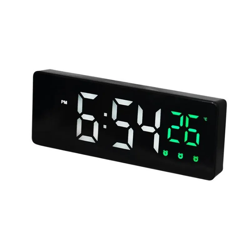 

LED будильник NieNie F-8810/NNBB-24048 белый/черный