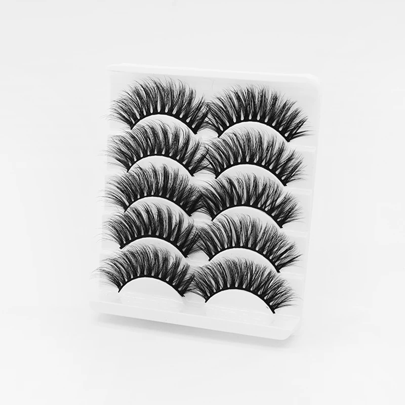 

5 пар, GL702, толстый крест, макияж, 3D, женские ресницы, красивая мода, ручная работа, химическое волокно, увеличение, макияж, ресницы