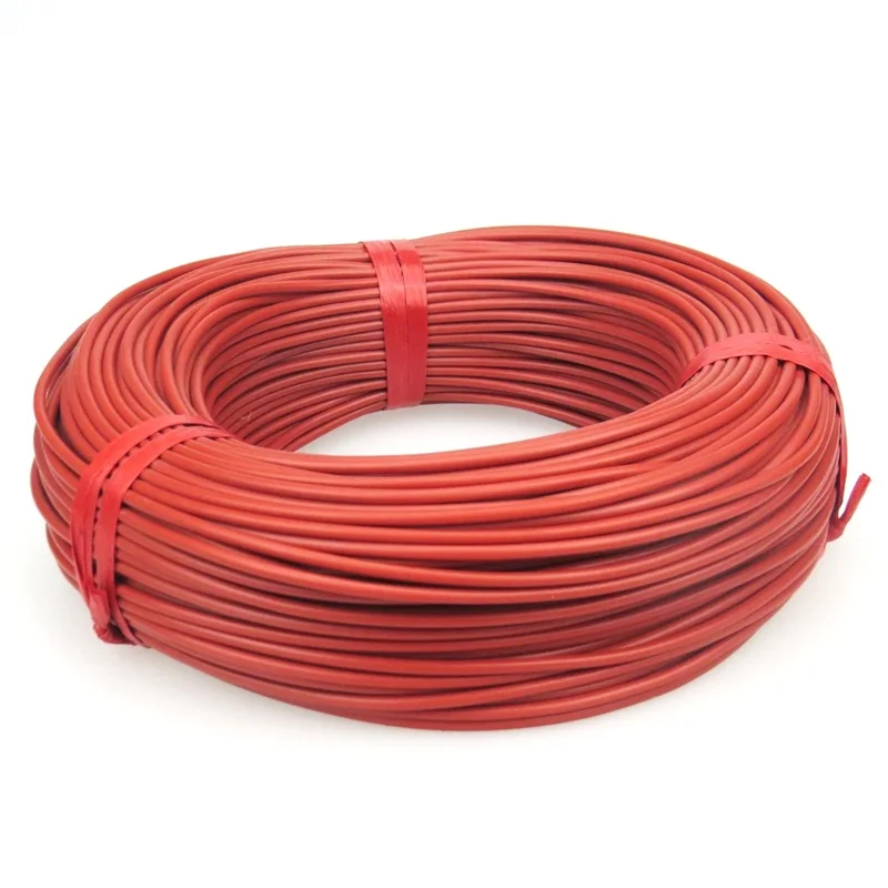 

100 Meters 33 Ohm/m 3 mm Upgrade Silicone rubber Jacket Carbon Fiber Heating wire warm floor cable