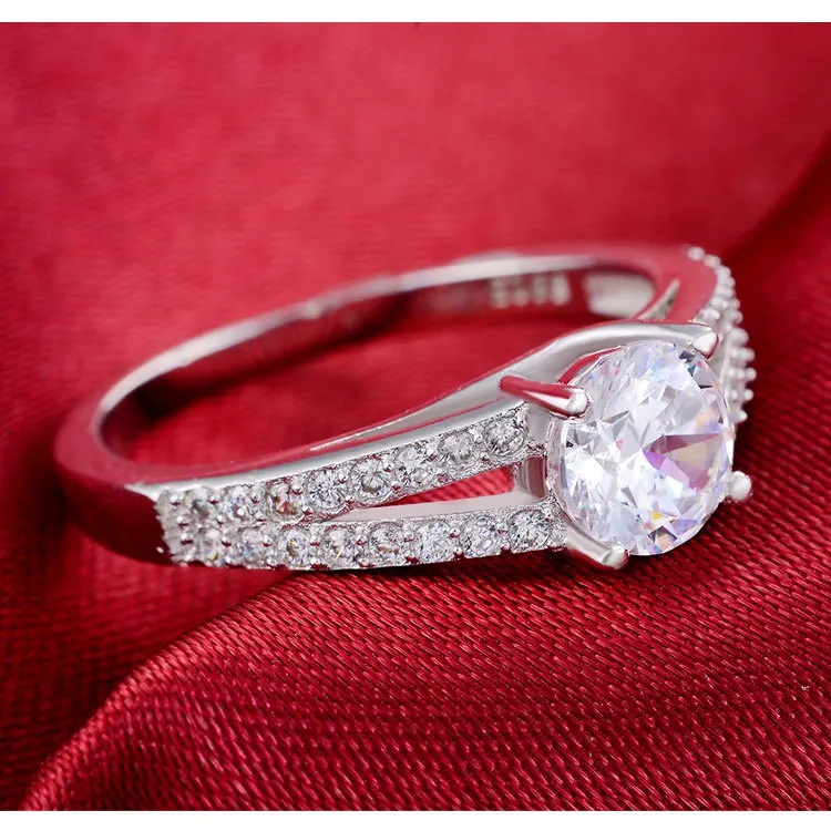 Женское Обручальное кольцо из серебра 925 пробы R208women | Украшения и аксессуары