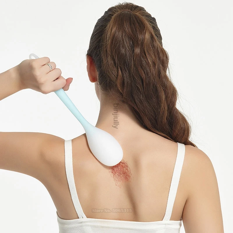 Хлопать меридианы хлопать ладонями коснитесь спины массажер силикагель молоток