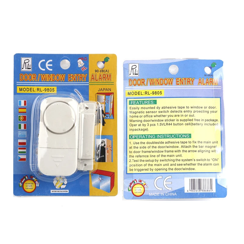 Беспроводной пульт дистанционного управления дверной датчик сигнализация дверь