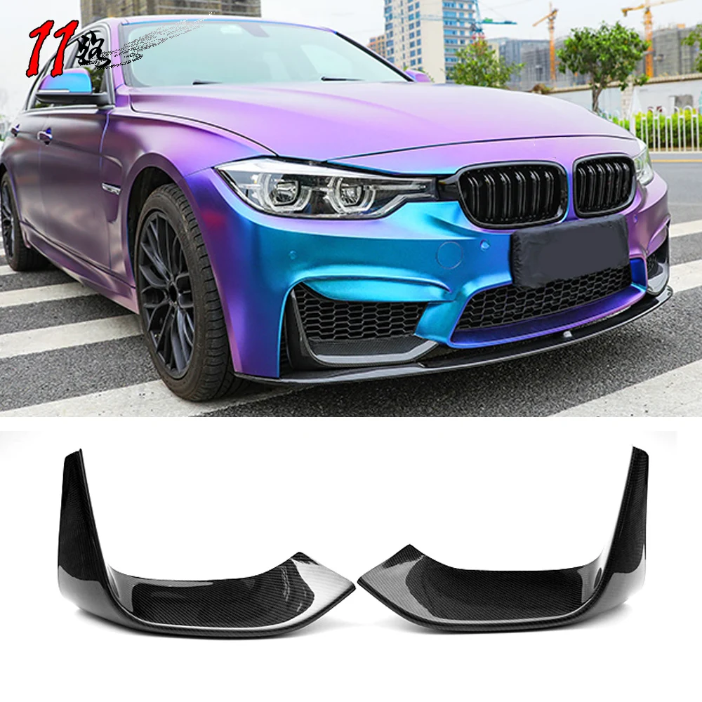 

MP Front Bumper Splitter for 3 Series F30 F31 AN M3 Body Kit 2012-2019 Real Carbon Fiber Car Decoration