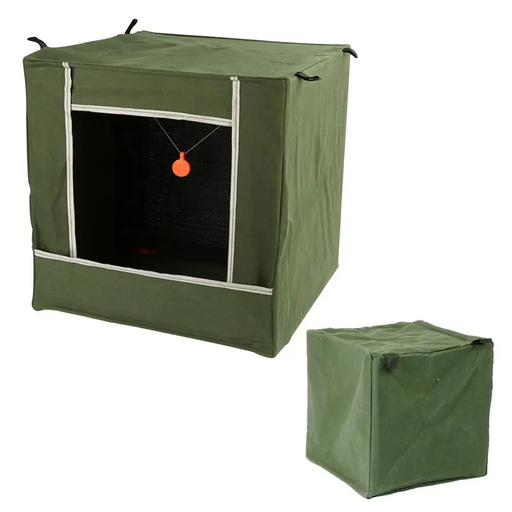 

Portable Foldable Army Green Hunting Recycle Ammo Slingshot Shoot Target Box Airsoft Shooting Target Case For Outdoor Bullseye