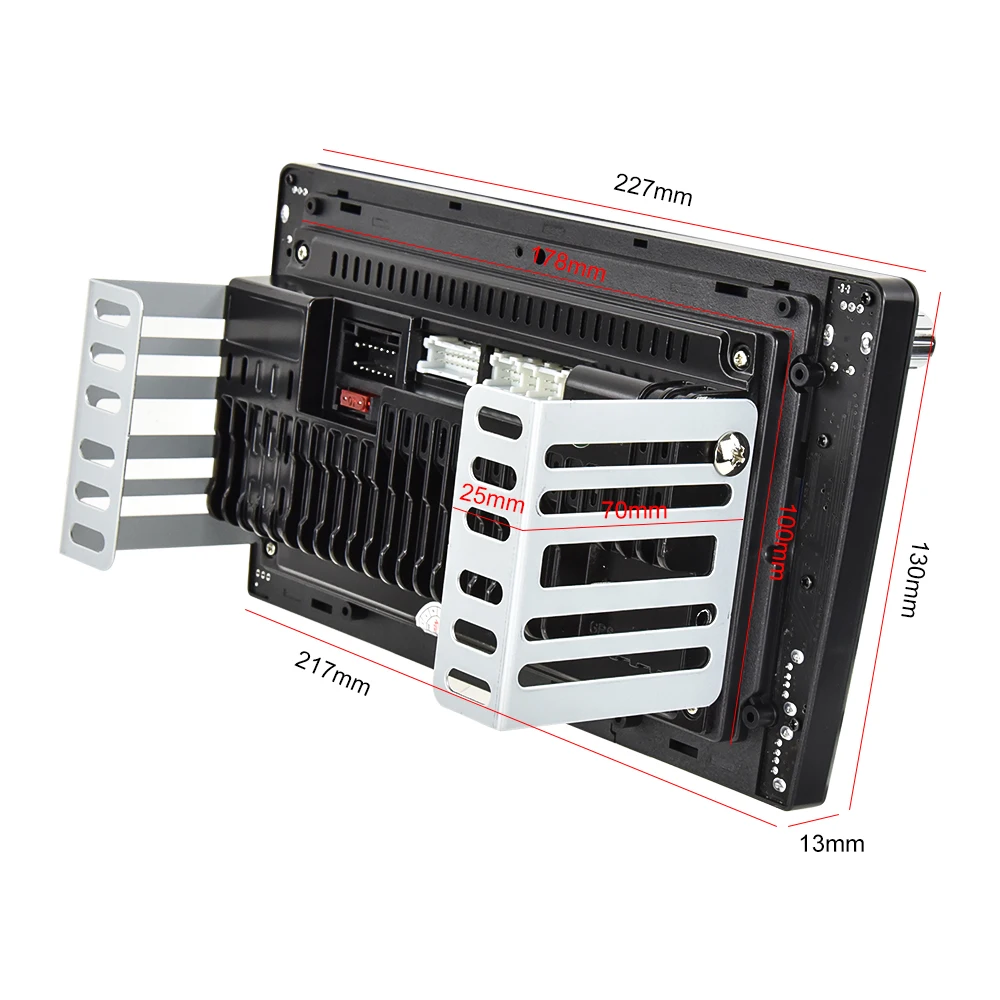 Автомагнитола Podofo 2DIN Android стереоплеер 8 дюймов GPS Bluetooth сабвуфер универсальный для