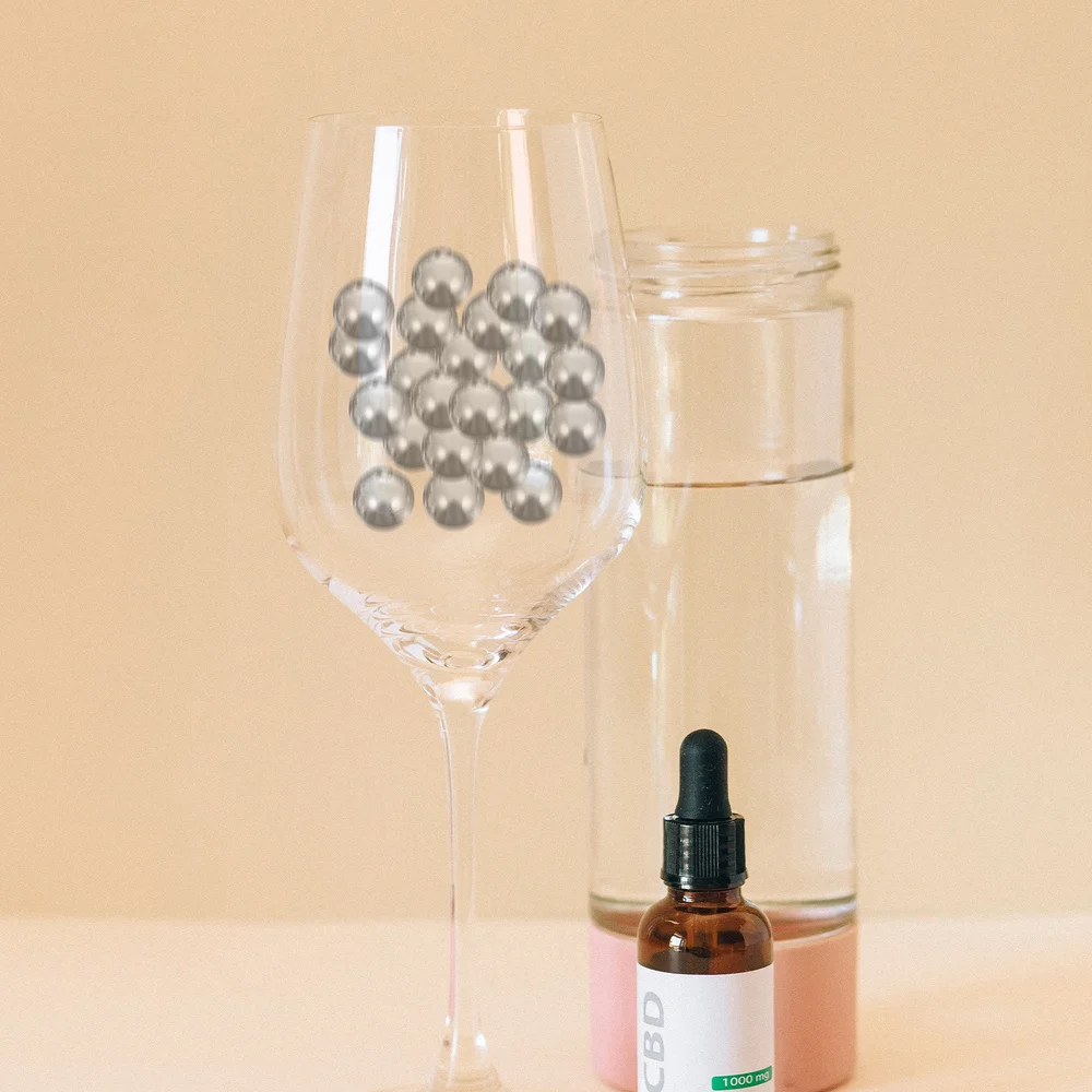 

300Pcs Decanter Cleaning Beads Stainless Steel Cleaning Balls (Silver)