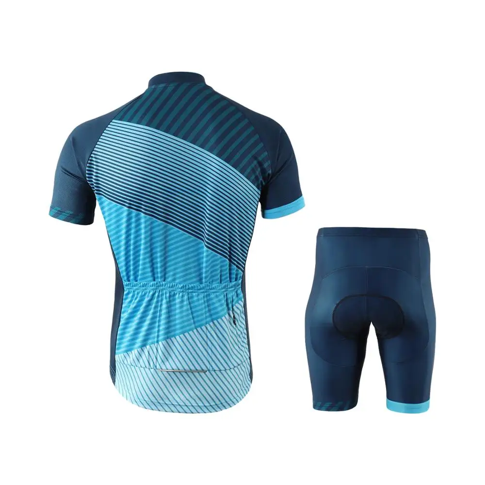 ARSUXEO мужские летние велосипедные трикотажные комплекты с короткими рукавами