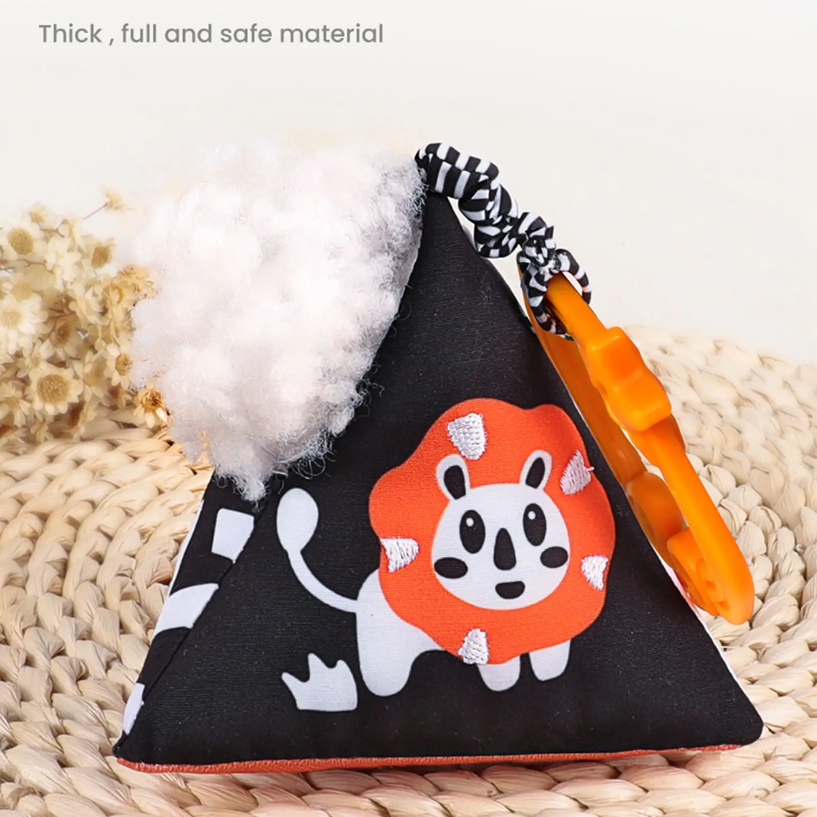 

Baby Plush Rattles Rings Hanging Toy Soft Exquisite Abilities Hand Catching Sense Cloth Ball Non-Toxic Early Education Toy
