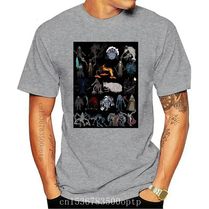 

New 2021 Bloodborne Bosses Men's T-shirt size S-2XL