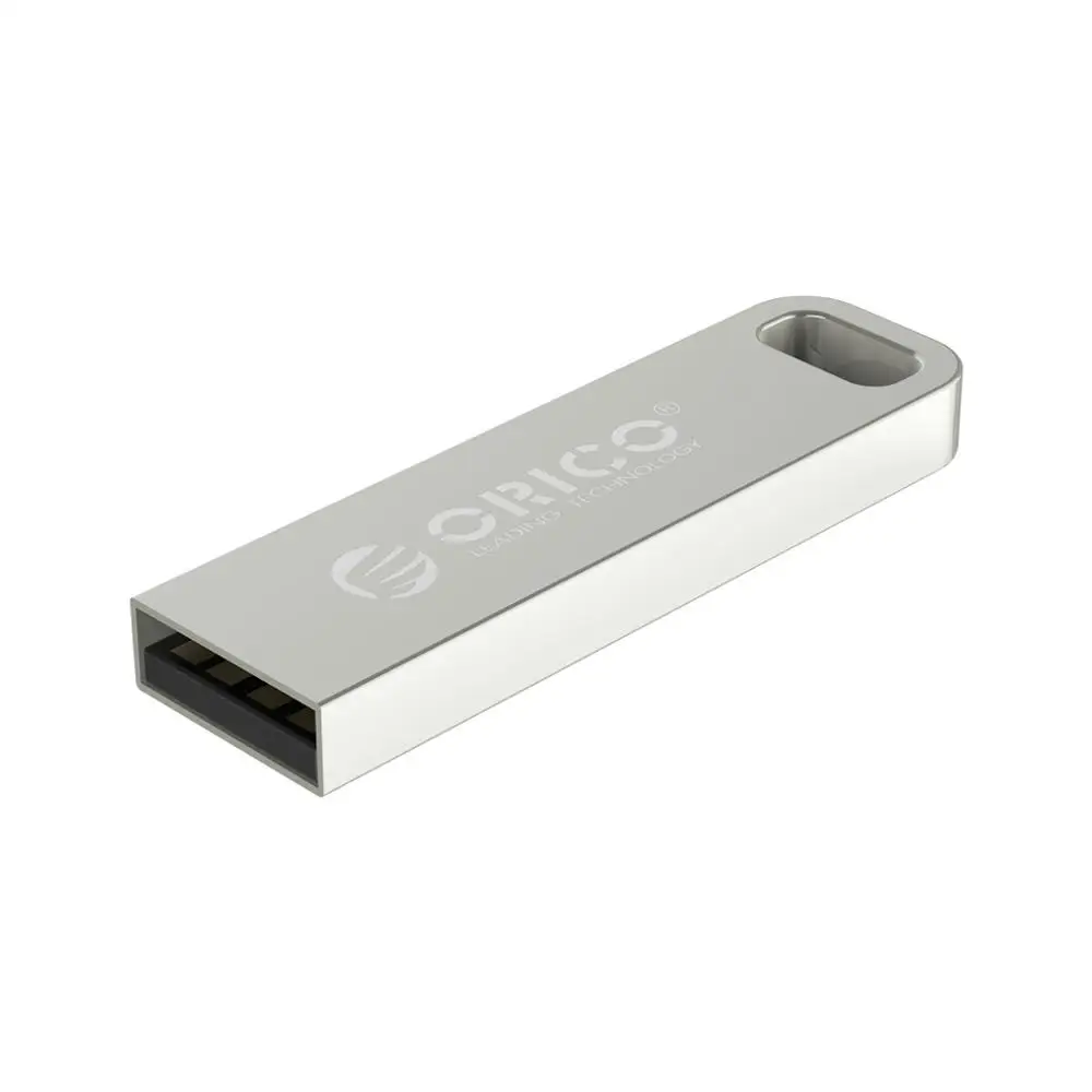ORICO металлический USB флеш-накопитель 64 ГБ 32 ГБ оперативной памяти, 16 Гб встроенной памяти, флэш-карта памяти, Флеш накопитель USB2.0 usb-накопитель Водонепроницаемый металлическое серебристое Memoria cel USB - Цвет: Silver