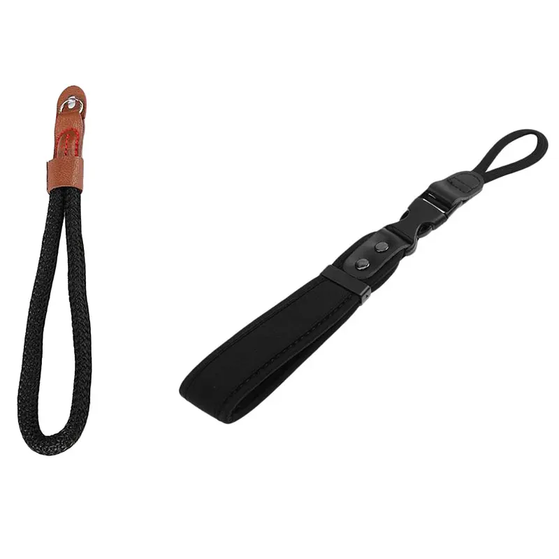 Наручный ремешок для камеры 2 шт. наручный цифровой зеркальной Leica (черный) |