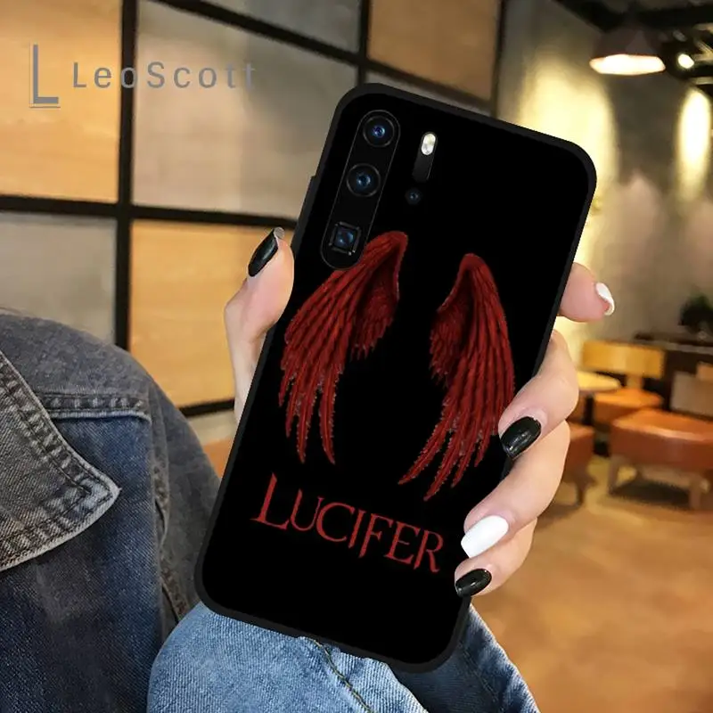 

American TV Series Lucifer Phone Case For Huawei honor Mate P 9 10 20 30 40 Pro 10i 7 8 a x Lite nova 5t Funda Cover Shell