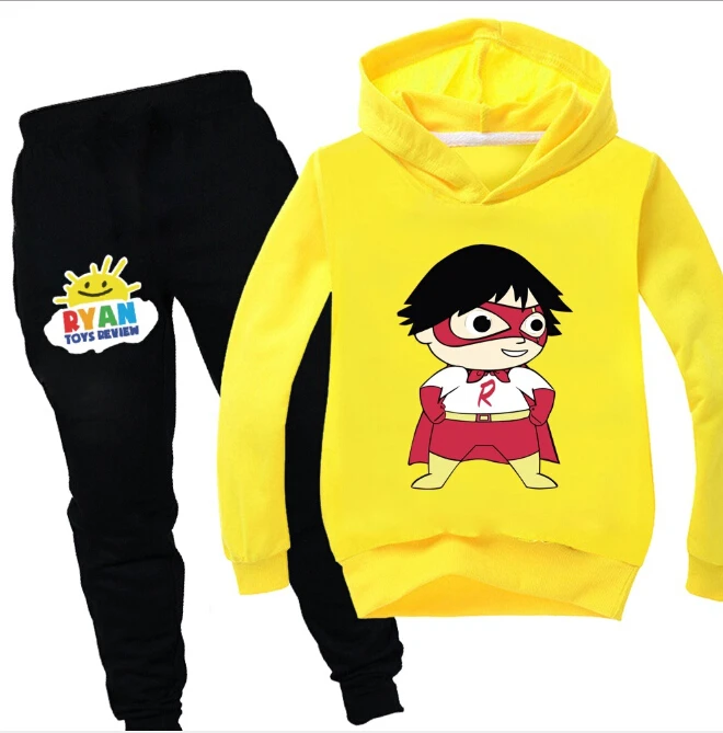 Детская одежда Сезон весна осень толстовка с капюшоном для малышей + штаны