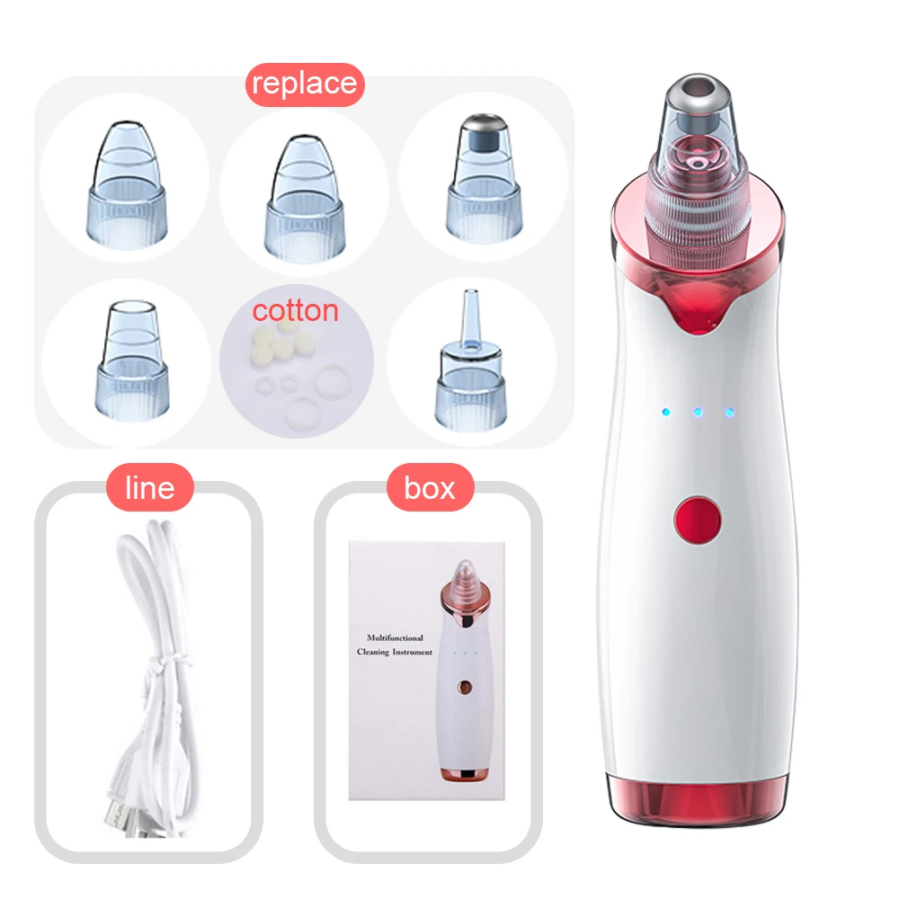 Инструмент для удаления чёрных точек Красота уход за кожей лица Электрический