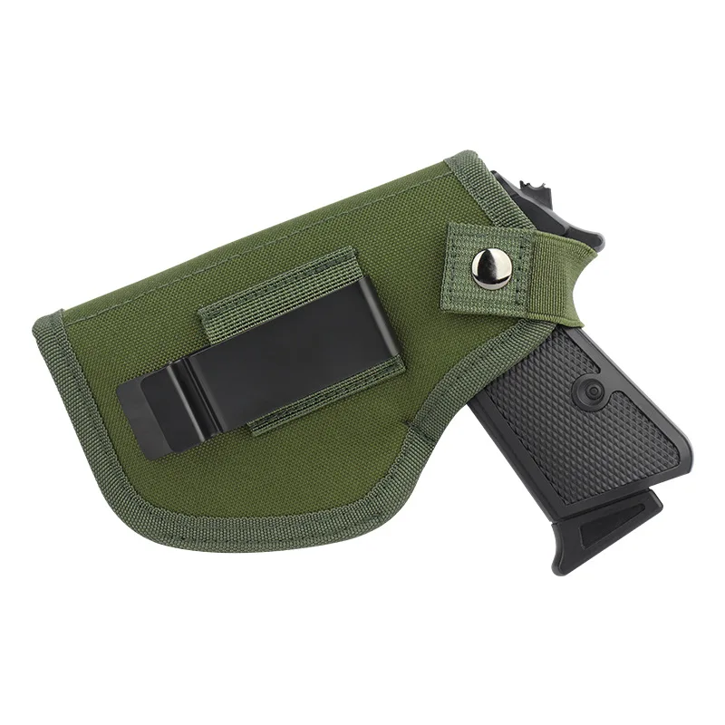 Ultralight IWB Left And Right Hand Concealed 600D Nylon Small Waist Invisible Green Holster With Clip Gun Accessories