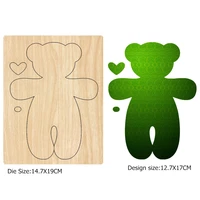 wood cutting dies christmas dies steel rule die rubber stamps for card making bow flower decoration valentines day wholesale
