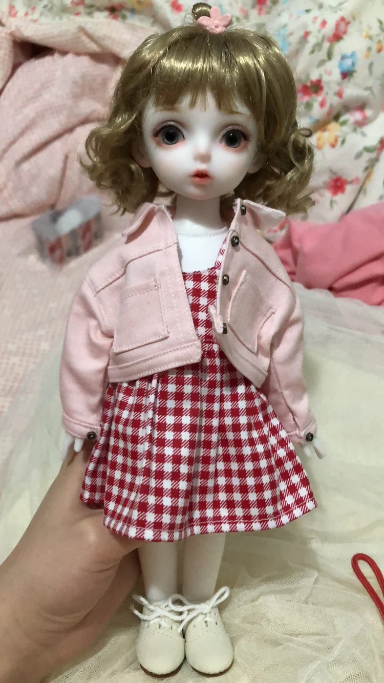 1/6 BJD одежда аксессуары пальто+ юбка+ носки+ футболка кукольные наряды для BJD/SD yosd, не включены кукла, обувь, парик и другие E2583