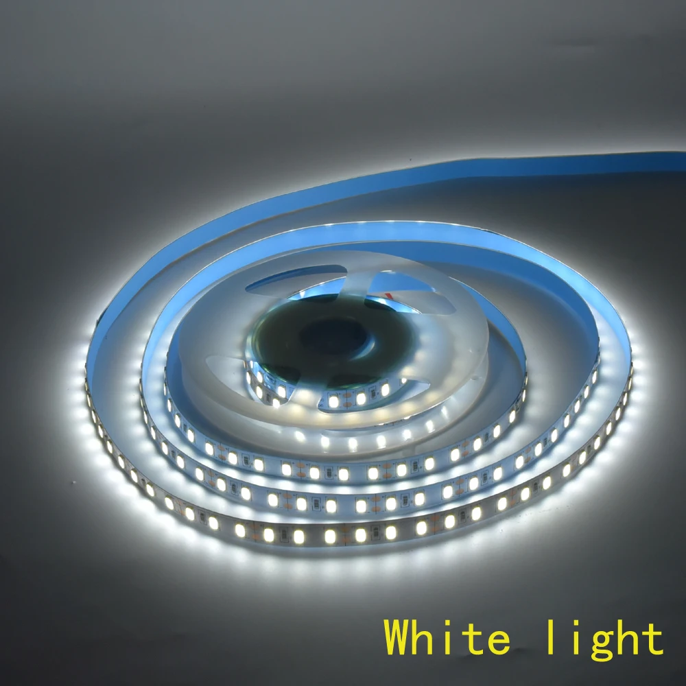 Корейский импортный чип супер яркий 120 светодиодный s/m 5 м DC12V SMD5630 не водонепроницаемая гибкая светодиодная лента ярче, чем 5050,2835 - Испускаемый цвет: 6000K