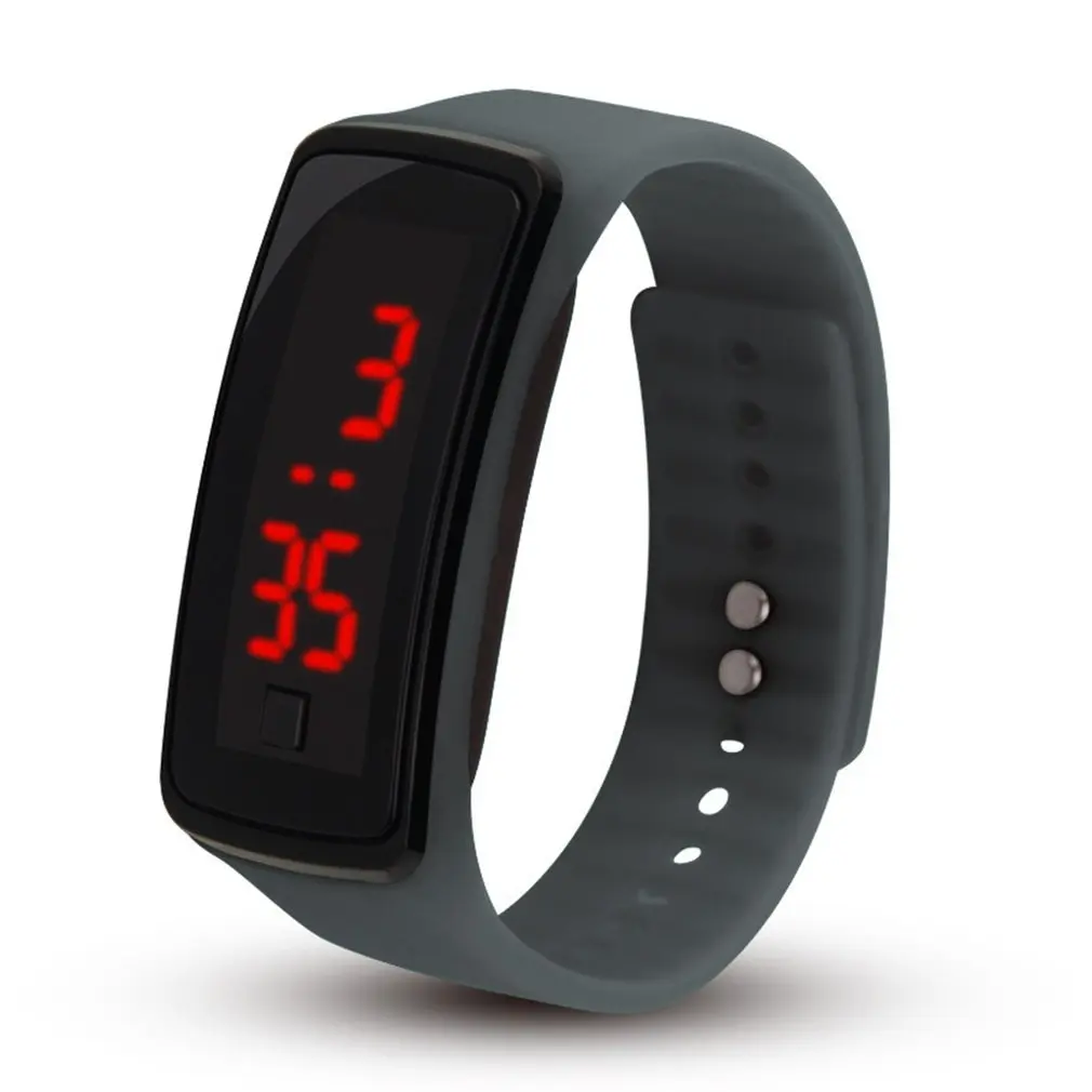 

Sport Watch Men Women Fashion Waterproof LED Luminous Electronic Watches Soft Silicone Strap Bracelet Wrist Watch men