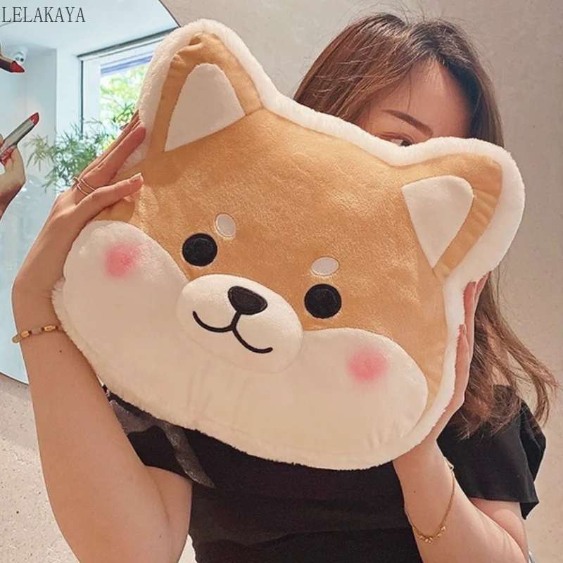 

35cm Anime Plushie Cute Shiba Inu Dog Plush Pillow Toy Animal Pig Bear Panda Stuffed Doll Sleeping Nap Pillow GIFT For Kids