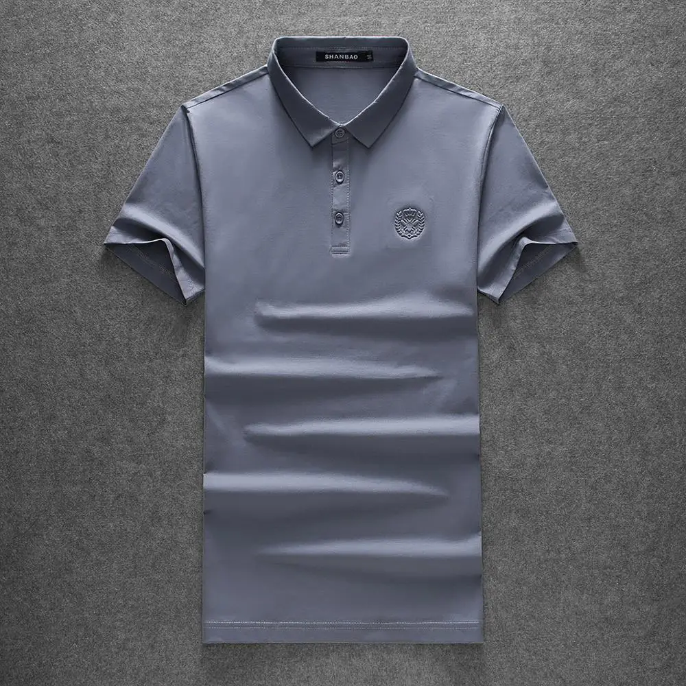 

Great Designer EU Men's Polo Shirt 2021 Summer New Polo Shirts Brand Embroidery Short Sleeve Breathable Shirt 5XL E193