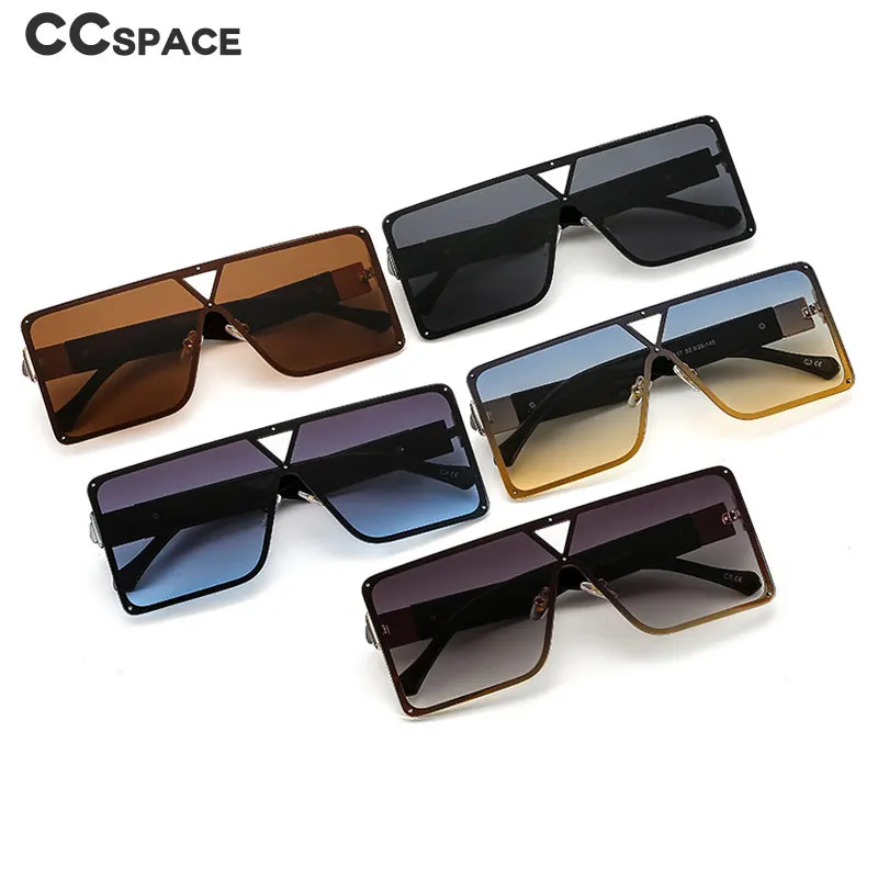 49193 большие квадратные очки-люкс Солнцезащитные очки мужские и женские Модные