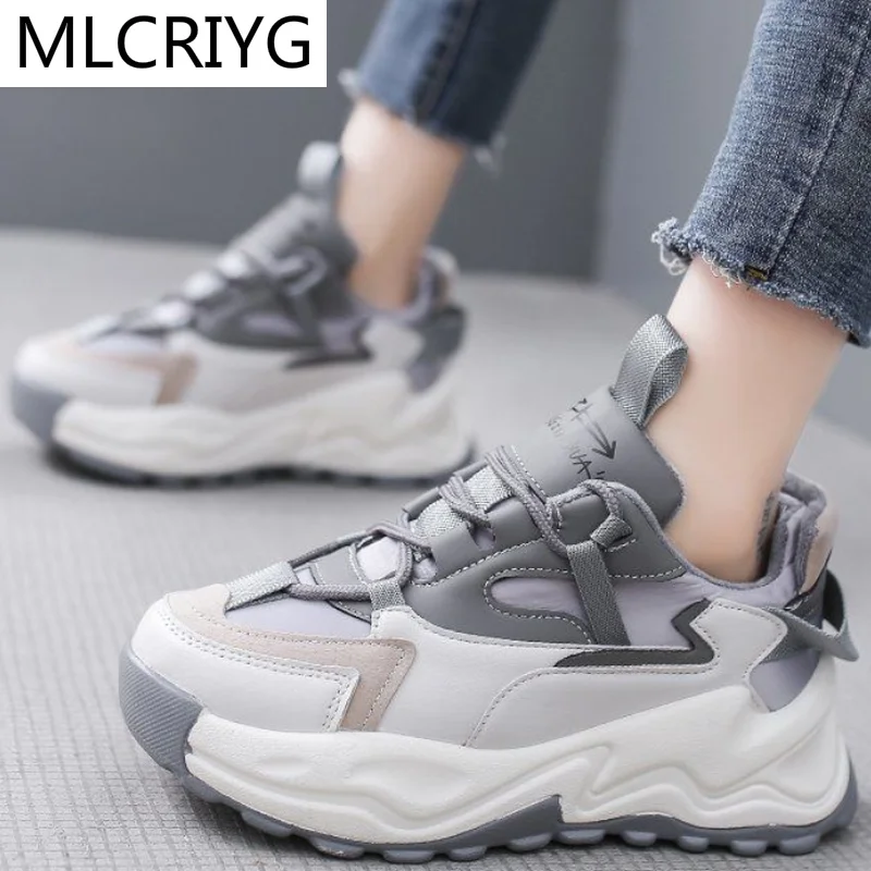 

2021 женская обувь последней коллекции женские туфли на осень Женская Удобная Повседневная дышащая обувь с внутренним каблуком, женские боти...