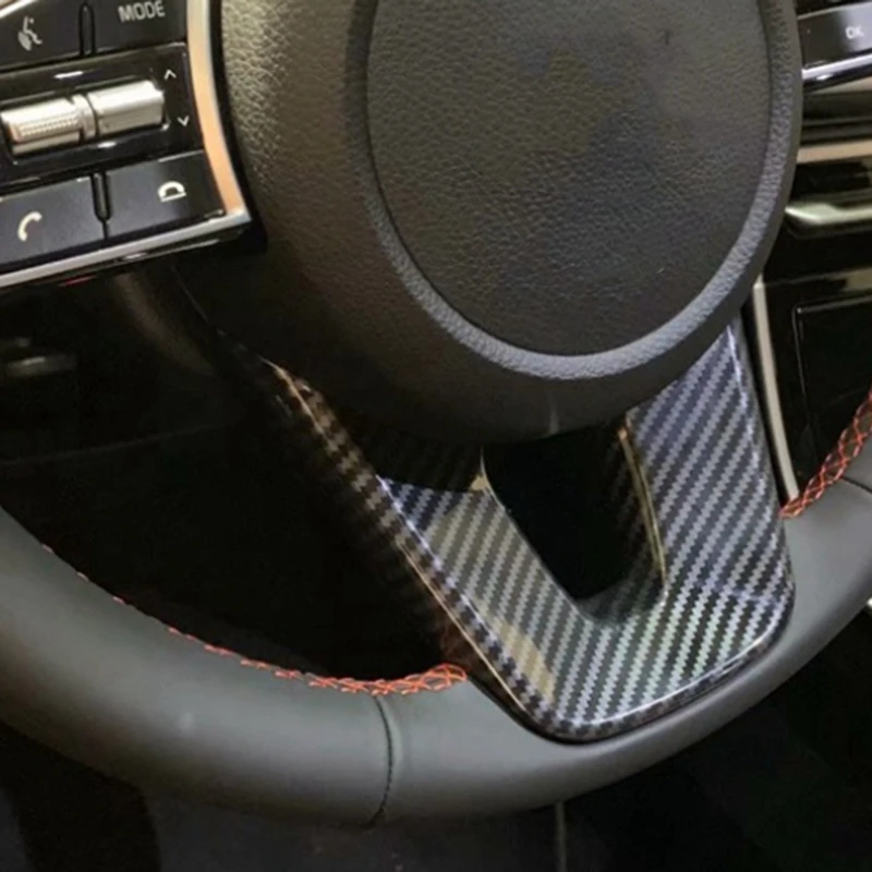 Накладка на руль из углеродного волокна для Kia Forte Cerato K3 декоративная рамка