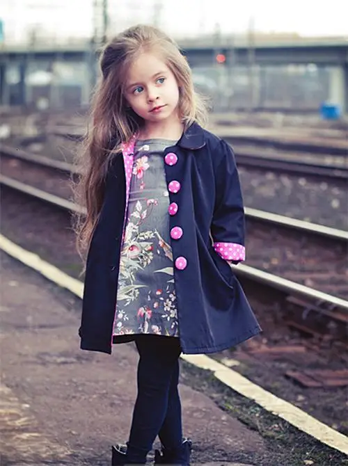 Осенние детские куртки в европейском стиле; модное manteau enfant fille; милое пальто и куртки в горошек для девочек; Casaco Menina; сезон весна