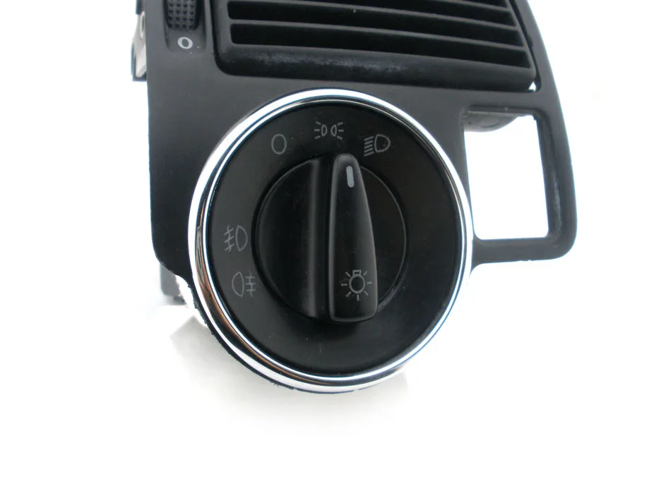 Выключатель света для приборной панели с хромированным кольцом для VW MK4 Golf 4 IV BORA Jetta GTI GLI V6 4 motion Passat 3B B5 T4 Van