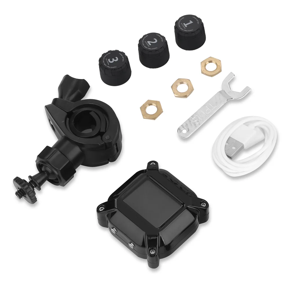 Умная автомобильная система контроля давления в шинах с ЖК дисплеем|Датчик