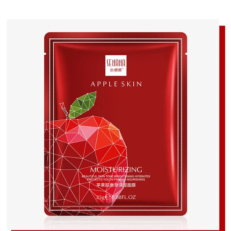 Увлажняющая маска для лица Apple увлажняющая контроля жирности кожи 1 шт.|Средства