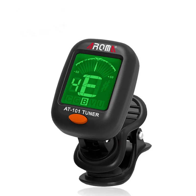 zu 101 digital clip auf elektrische gitarre tuner faltbare rotierenden clip hohe empfindlichkeit ukulele guiatr teile zubehör free global shipp